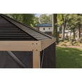 thumbnail image 3 of Sojag Sanibel 8 x 8 x 7 ft Dark Brown Polyester Curtains, 3 of 6