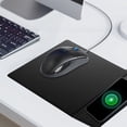 thumbnail image 1 of 15W fast charging office small computer folding mouse pad multifunction wireless charging stand mouse pad, 1 of 6