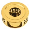thumbnail image 1 of DOLITY Circular Tea Teapot Light Warmer Stainless Steel Coffee Pots Candle Holder Stand Gold, 1 of 8