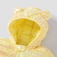 thumbnail image 3 of PatPat Toddler Boy/Toddler Girl 3D Ear Design Metallic Quilted Cotton-Padded Jacket, 3 of 6