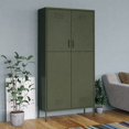 thumbnail image 1 of vidaXL Garde-Robe Olive Vert 90x50x180 cm Acier, 1 of 5