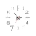 thumbnail image 2 of Vaidha Comfortable And DIY Wall Clock Without Punching, Personalized Living Room, Bedroom Clock, Silent Digital Clock, Decorative Wall Sticker Clock, 2 of 2