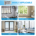thumbnail image 2 of 6000 BTU Window Air Conditioner with WIFI Function and Fixed-Speed Operation, ABS Housing, for Small Rooms, Compact Window-Mount AC for Bedroom or Apartment, White, 2 of 7
