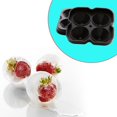 thumbnail image 4 of EGNMCR Ice Cube Tray 4 Cups Ball Shape Ice C ube Maker Tray ICE cube, 4 of 9
