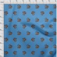 thumbnail image 4 of oneOone Cotton Silk Brown Fabric Floral Craft Projects Decor Fabric Printed By The Yard 42 Inch Wide, 4 of 4