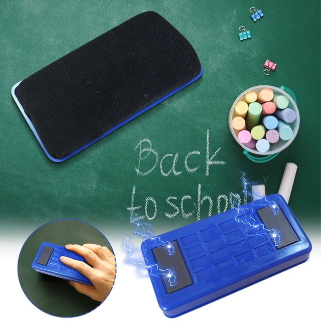 PEONAVET Whiteboard Eraser Magnetic Eraser Soft Whiteboard Eraser Teaching Office Whiteboard Flannelette with Magnetic Whiteboard Accessories Eraser