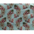 thumbnail image 4 of oneOone Georgette Viscose Tissu Feuilles & Tissu Imprimé Floral par la Cour 42 Pouces de Large, 4 of 4