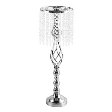 GUOOL Élégant Porte-Bougie Centre de Table Bougeoir Figurine Pilier Bougie Vase à Fleurs Grand