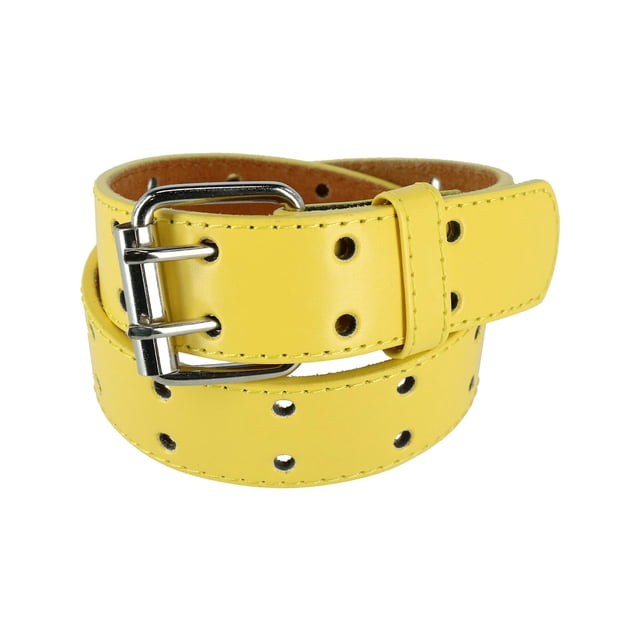 CTM® Kids' Leather Two Hole Jean Belt