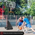 thumbnail image 4 of Goplus 4.9-10 FT Basketball Hoop System with 44 Inch Shatterproof Backboard with Wheels, 4 of 10