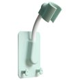 thumbnail image 1 of Self-Adhesive Shower Head Bracket Adjustable Handheld Showerhead Holder Wall Mount 2 Hooks Stand, Green, 1 of 9