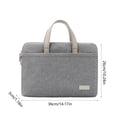 thumbnail image 3 of LSLJS Laptop Bag 13.3 To 14 Inch Laptop Bag Portable Laptop Bag Lightweight Business Briefcase, Polyester Computer Cases, 3 of 6