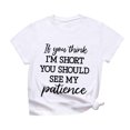 thumbnail image 2 of EGNMCR T Shirts pour Femmes Women's Mode Été Col Rond Loisirs Manches Courtes Hauts Imprimés, 2 of 4