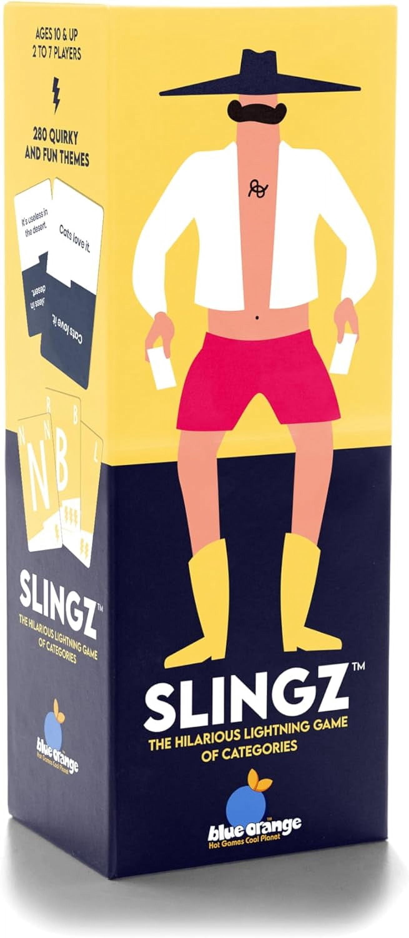 Slingz Fast and Hilarious Word Card Party Game For Ages 10 and up