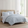 thumbnail image 2 of Martha Stewart Everyday 3-Piece Reversible Bedford Blues Cotton Comforter Set, Double/Queen, 2 of 8