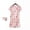 N-Pink, variant on 2025 Women's Cotton Nightgown Sleepwear Night Gowns Short Sleeves Shirt Casual Night Gown Petite Print