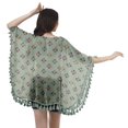 thumbnail image 4 of Moomaya Boléro Ouvert Imprimé Manches Kimono Imprimé Couverture de Plage pour Femmes, 4 of 5