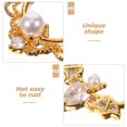 thumbnail image 2 of Miangastore Anneaux de Nez Métal Doré Lot de 2 1.3x0.4In, 2 of 9