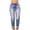 Light Blue, variant on Bigersell Black Jeans Womens Skinny Jeans Discount Plus Size Flare Jeans Flare-Leg Denim Pants Button Closure Ripped Jeans Female Trendy Straight Mid Waist Long Pants Style J-73 Dark Blue S