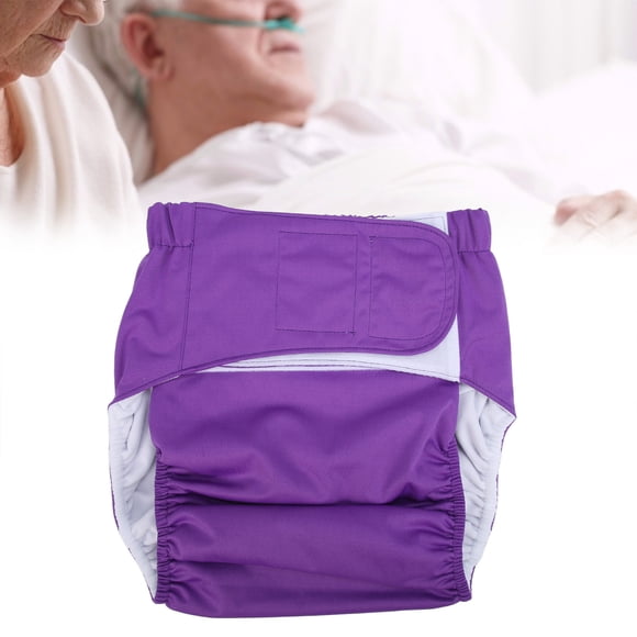 Couche pour Adulte, Pantalon-Couche Respirant Réutilisable Élastique Imperméable pour l'Hôpital pour la Maison Taille Régulière, Grande Taille
