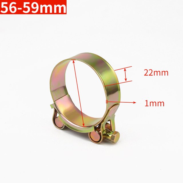 1 Pcs Repair Tool Exhaust Welding Hardware Carbon Steel Bolt Pipe Clip Hose Clamps