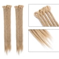 thumbnail image 2 of MesaSe Extension de Dreadlocks Ombrée pour Hip-Hop Synthétique Résistante à la Chaleur Crochet Tressage Cheveux Fait Main Extension Torsade Tressage pour Femmes Brun Foncé 20”-35g, 2 of 6