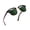 01-Leopard Frame/G15 Lens, variant on Joopin Vintage Semi Rimless Sunglasses Half Frame Sun Glasses Polarized UV Protection Shades for Women Men(Black)