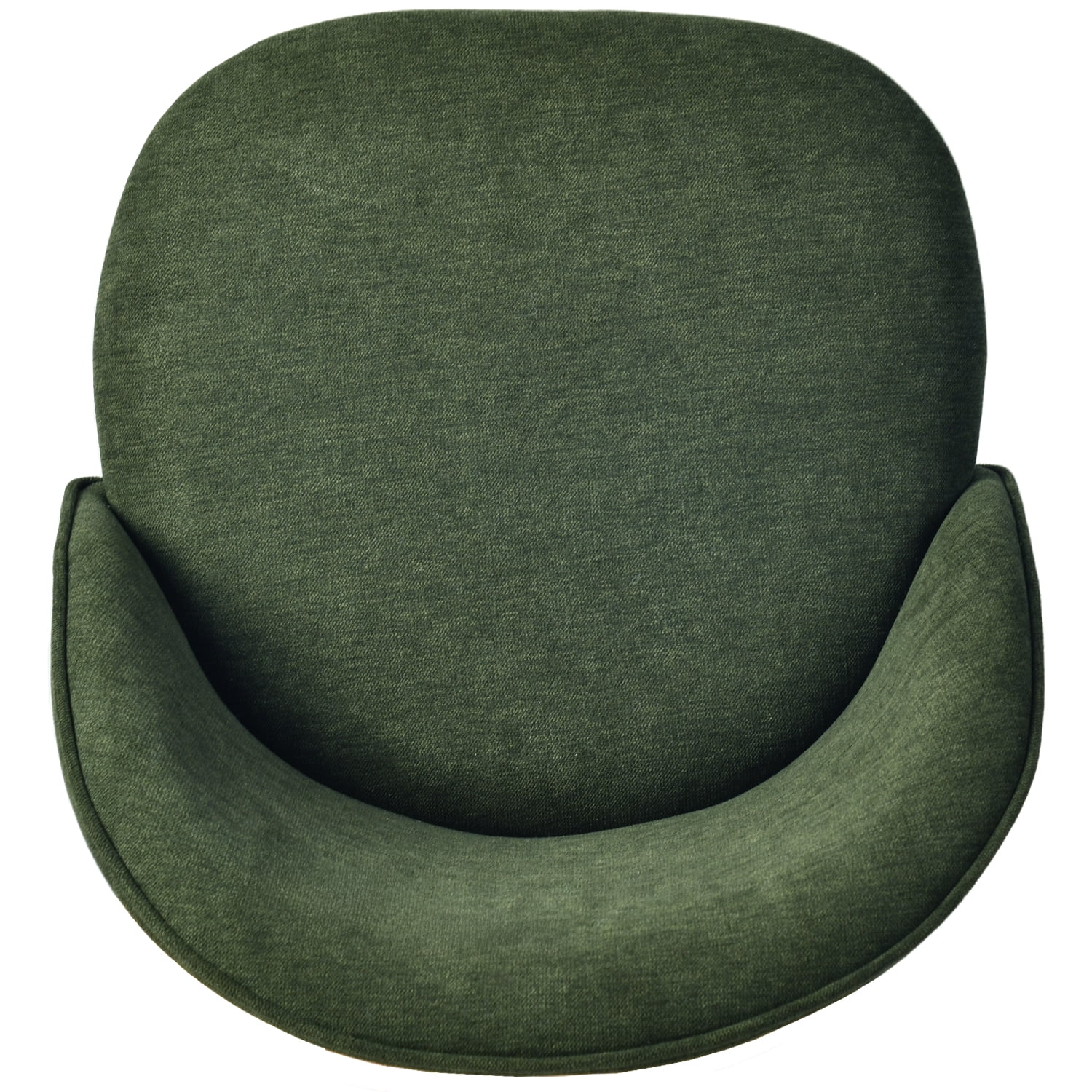 Homy Casa Ensemble de 2 tabourets pivotants 24.4", chaises vertes en tissu pour îlot de cuisine et bar maison