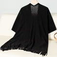 thumbnail image 3 of Cameland Fall Women's Shawl Wrap Poncho Ruana Cape, Cardigan Sweater Open-Front for Spring Fall Winter, 3 of 3