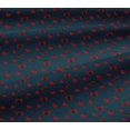 thumbnail image 4 of oneOone Tissu Jersey Coton Bleu Sarcelle Rouge Insecte Matériel de Robe Tissu Imprimé Tissu au Mètre 58 Pouces de Large, 4 of 4