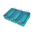 thumbnail image 3 of DYNWAVECA 3 Pieces Fishing Accessories Box Fly Fishing Box Waterproof Fishing Lure Box cyan, 3 of 10