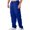 Blue, variant on Mens Fashion Joggers Sports Elastic Waist Pockets Pants Sweatpants Trousers Mens Long Pants Solid Color