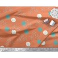 thumbnail image 2 of Soimoi Poly Georgette Fabric Geometric & Polka Dots Fabric Prints By Yard 42 Inch Wide, 2 of 3