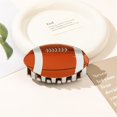 thumbnail image 4 of Geometric Rugby Hair Clips Rugby Hair Clips Shape Hair Jaw Clips American Football Hair Clips Non Slip Sports Hair Barrettes Strong Hold Hair Styling Accessories For Wom, Polyester Hair Clip, 4 of 8