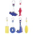 thumbnail image 1 of 6x Porte-Clés Flottant Pendentif Flottant Porte-Clés pour Extérieur, 1 of 8