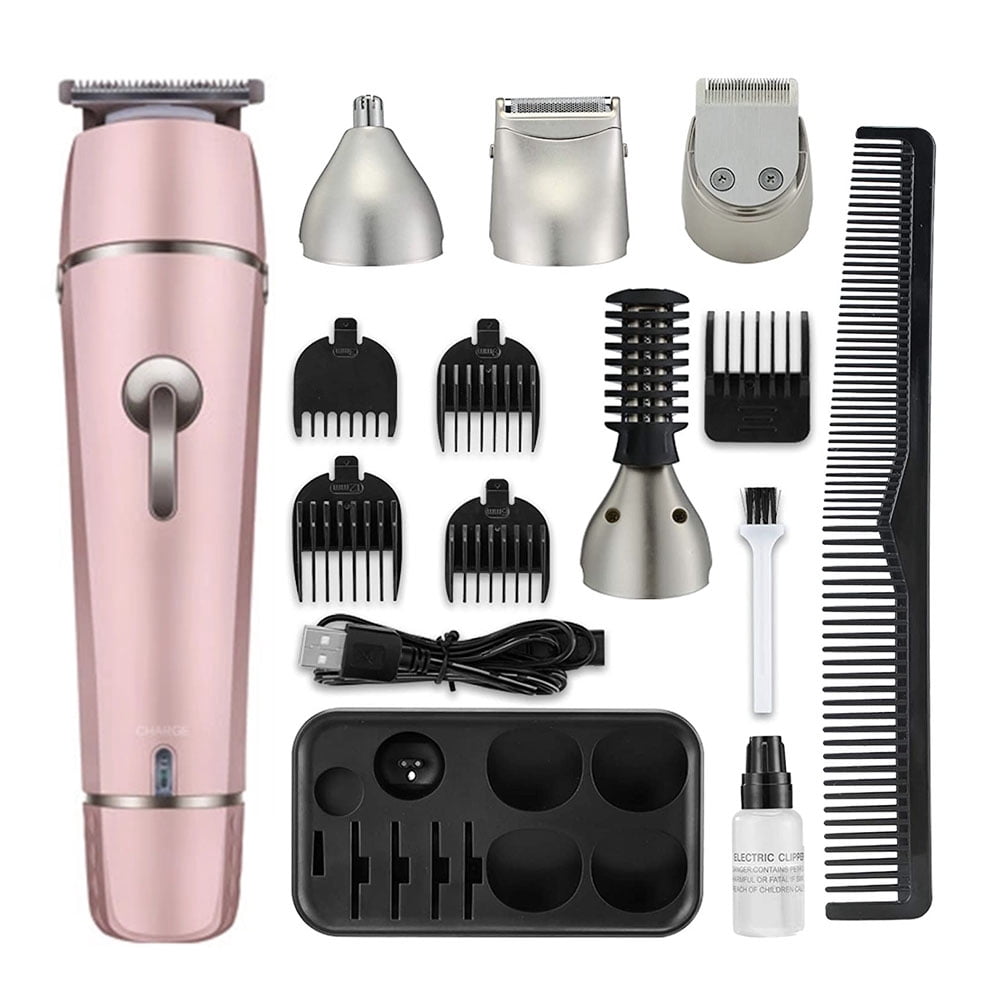 Electric Shaver and Beard Trimmer - 5 in 1 Multi-functional Rechargeable Cordless Grooming Kit for Men and Women- Face, Body, Beard, Nose Hair Trimmer with Micro Shaver,