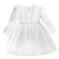 thumbnail image 2 of Cowsor Baby Girl Dress Flower Tulle Party Dresses Princess Pageant Birthday Wedding, 2 of 5