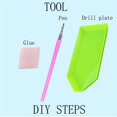 thumbnail image 3 of Abbracc Vivid Embroidery Crafts Stitch DIY 8 Earth, 3 of 9