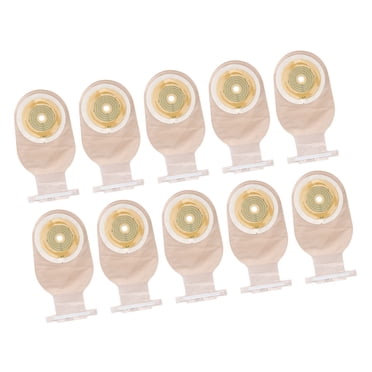 Ostomy Bag, Easy Discharge Opening Ostomy Pouch 10Pcs  For Colonoscopy Ileostomy