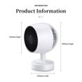 thumbnail image 2 of Dual purpose heaters for domestic use, Portable Space Heater with Circulation Fan, 3 Heat, 2 of 8