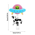 thumbnail image 2 of Wzzjkit UFO Cow Abduction Badge Reel, 2 of 2