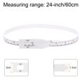 thumbnail image 2 of Unique Bargains 6Pcs Head Circumference Tape 24'(60cm) Plastic Measuring Rule Measure for Child Head Arm Circumference, White, 2 of 7