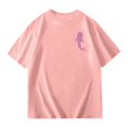 thumbnail image 3 of T-Shirt Décontracté à Manches Courtes pour Filles, Col Rond, Haut Imprimé, Tissu Extensible Confortable pour le Quotidien, l'École et les Activités Extérieures, Âges 3-13, 3 of 6