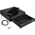 thumbnail image 1 of VEVOR Cash Register Drawer, 16" 12 V, for POS System with 5 Bill 8 Coin Cash Tray, Removable Coin Compartment & 2 Keys Included, RJ11/RJ12 Cable for Supermarket, Bar, Coffee Shop, Restaurant, 1 of 9