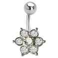 thumbnail image 1 of BodyJewelryOnline Belly Button Ring Navel Piercing surgical steel 14G Navel Rings Belly Piercing, 1 of 5