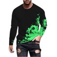 thumbnail image 1 of Birdeem Men Casual Fashion Printing Round Neck Pullover T-Shirt Short Sleeve Tops, 1 of 1