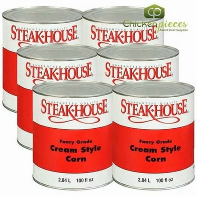 Steak House Maïs Style Crème Fantaisie 2,84 L/100 Oz