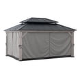 thumbnail image 1 of SUNJOY  Rideaux à 4 panneaux pour gazebo de 12 x 16 pieds, 1 of 5