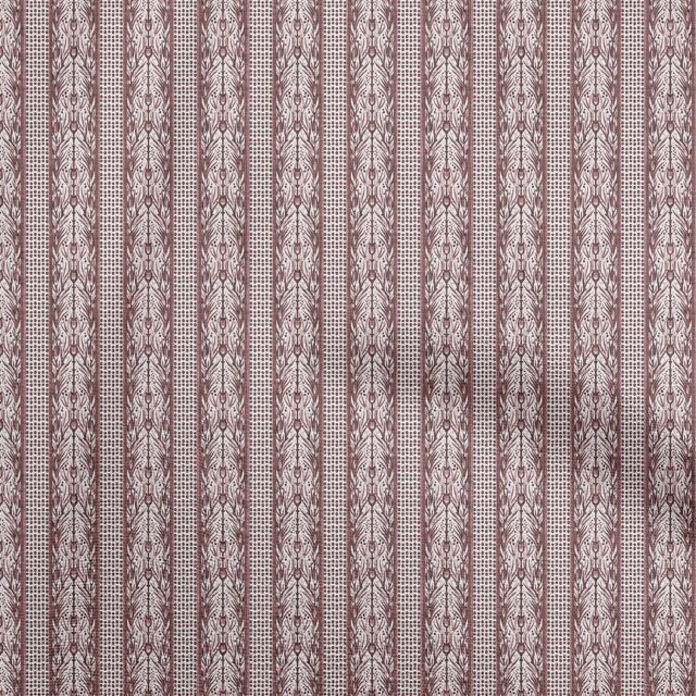 oneOone Cotton Cambric Rust Brown Fabric Asian Block Craft Projects Decor Fabric Printed By The Yard 42 Inch Wide