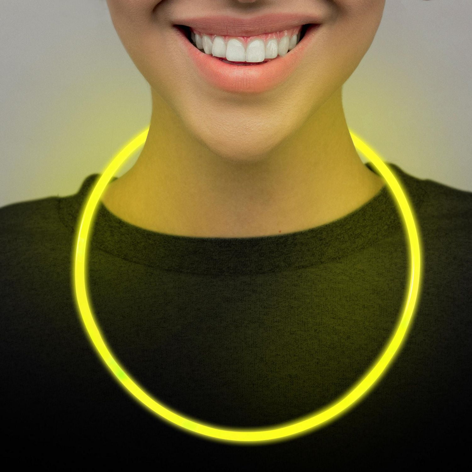 WAY TO CELEBRATE!  Collier lumineux, 4 Pièces de 23 cm, Jaune